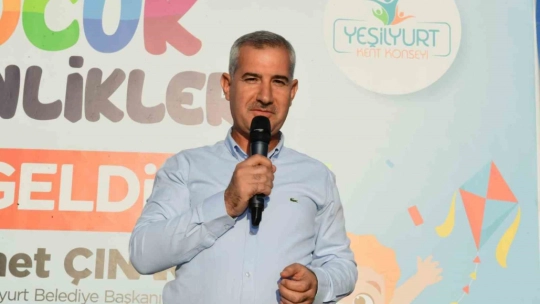 Yeşilyurt'taki çocuk şenliği büyük ilgi gördü