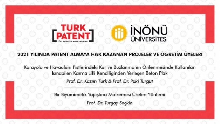 2 proje patent aldı
