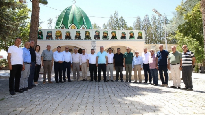 Başkan Güder'den Zeynel Abidin Türbesi Vakfına Ziyaret