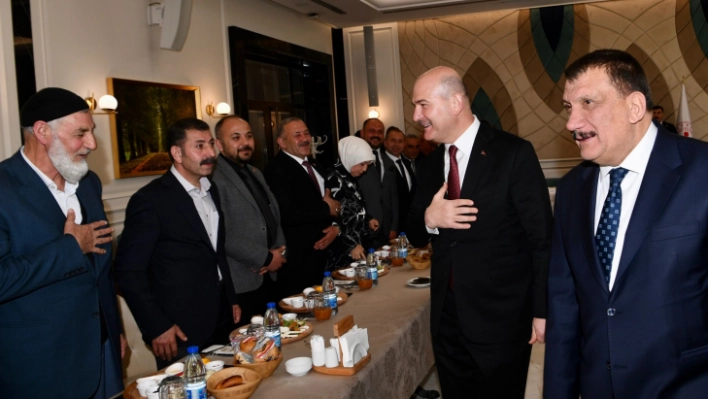 Başkan Gürkan, Bakan Soylu ile bir araya geldi