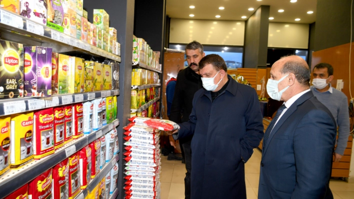 Başkan Gürkan'dan Süpermarketlere Ziyaret