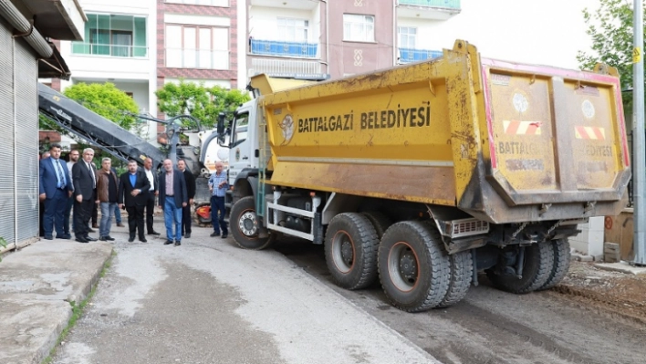 Battalgazi'deki 11 Sokağa 3.5 Milyonluk Yatırım