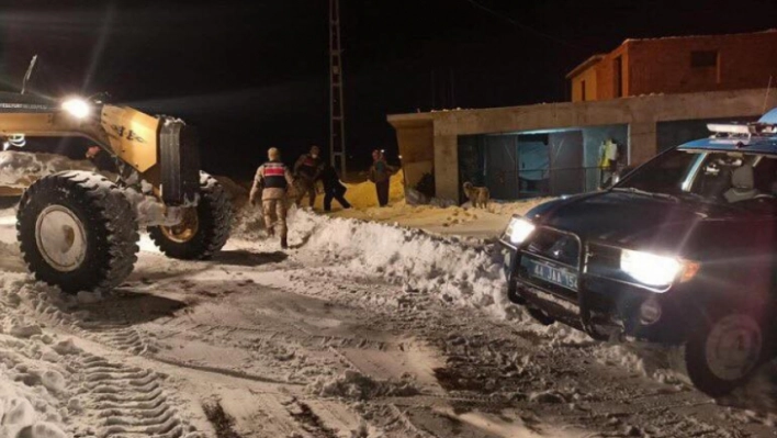 Belediye ekipleri yetişti