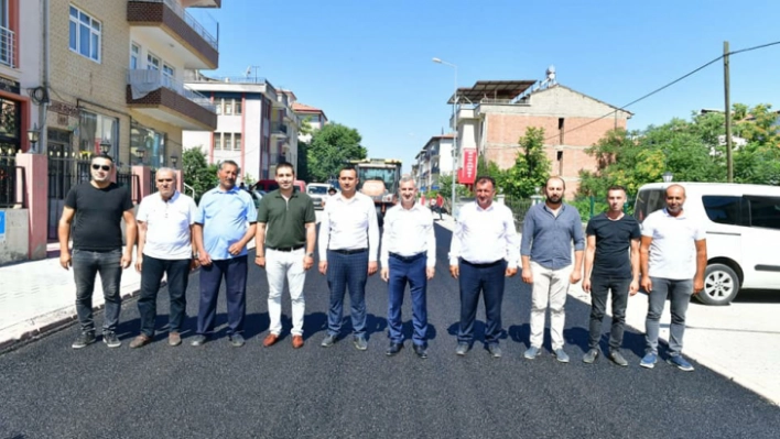 Bentbaşı Mahallesinde Yol Yenileme Çalışması Yapılıyor