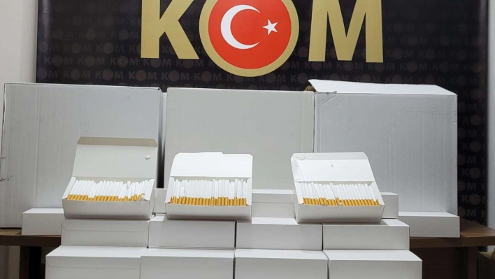 Malatya'da 210 bin gümrük kaçağı makaron ele geçirildi