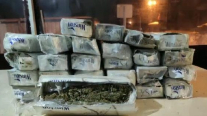 Malatya'da 4 kilo 350 gram skunk ele geçirildi 1 gözaltı