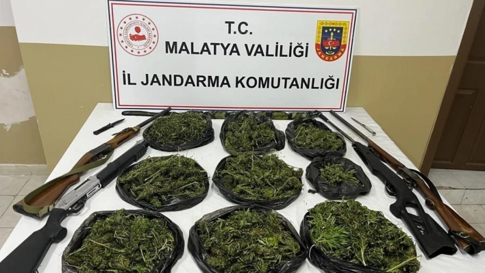 Malatya'da 5 kilo 600 gram kubar esrar ele geçirildi