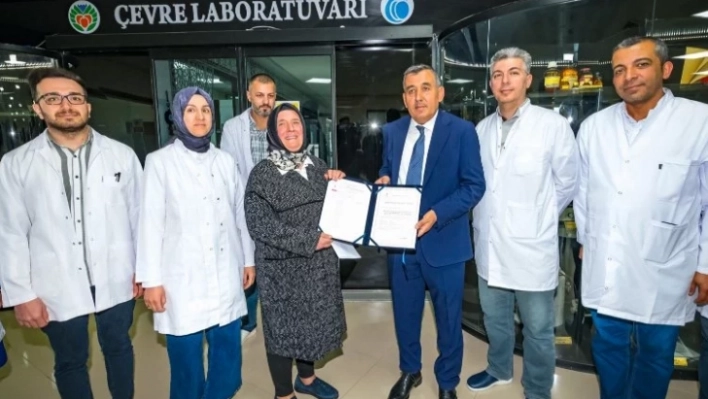 Çevre Laboratuvarı'nın Türk Akreditasyon belgesi yenilendi