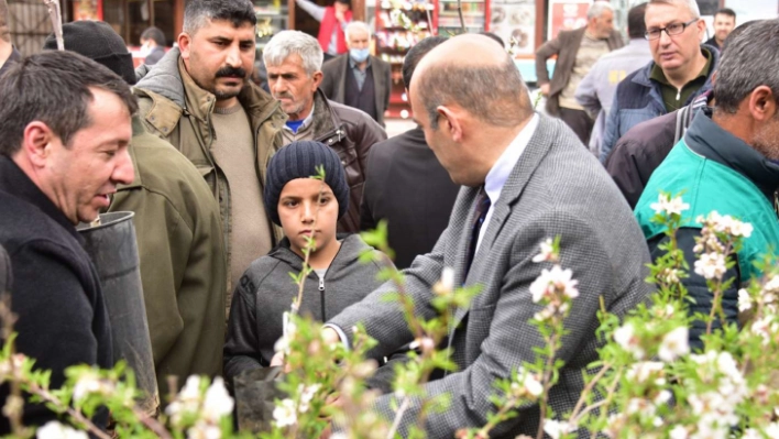 Malatya'da çiftçilere 50 bin adet meyve fidanı dağıtıldı