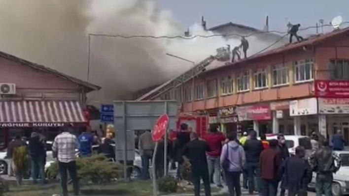 Malatya'da korkutan yangın