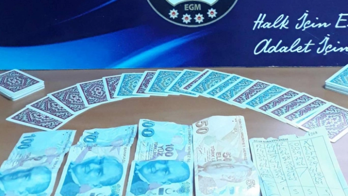 Malatya'da kumar oynayan 34 şahsa cezai işlem uygulandı