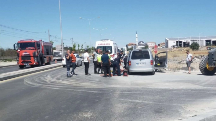 Malatya'da trafik kazası 2 yaralı