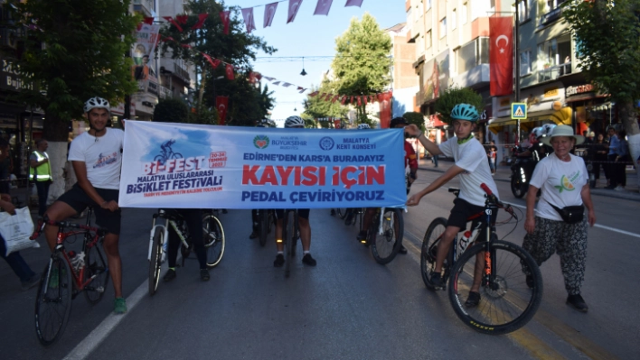 Malatya'da Uluslararası Bisiklet Festivali düzenlendi