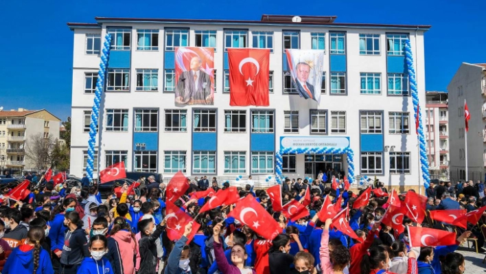 Malatya'da yapılan 24 derslikli okulun açılışı yapıldı