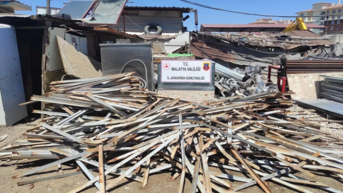 Malatya Orman İşletme Müdürlüğünden 2 ton demir çalan hırsızlar yakalandı