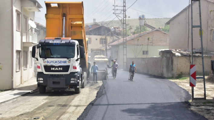 Orduzu Mahallesinde Asfaltlama çalışması yapıldı