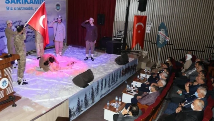 Sarıkamış şehitleri için sahneye çıktılar!