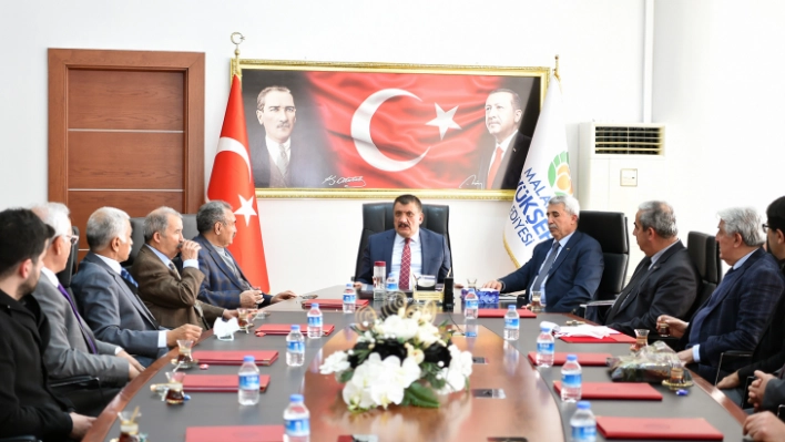 Türk ocakları yönetiminden başkan Gürkan'a ziyaret