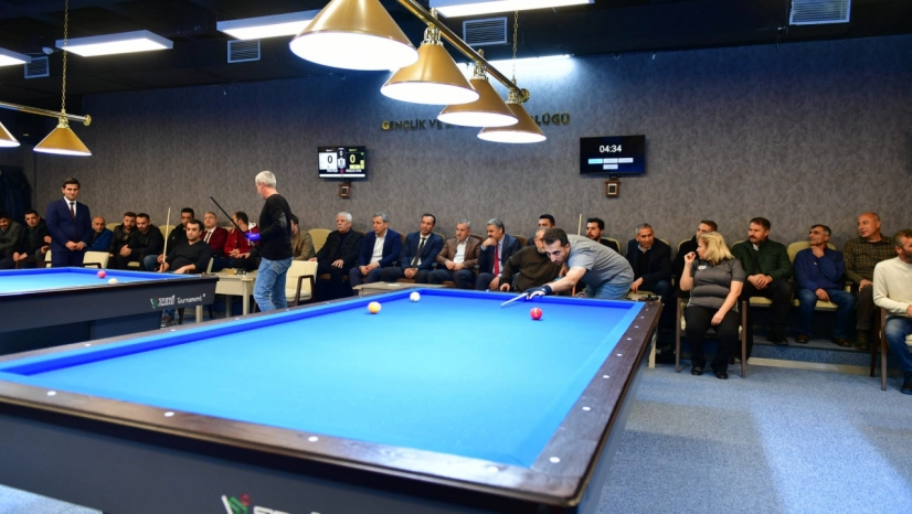 Malatya'da 3 Bant Bilardo Şampiyonası Başladı