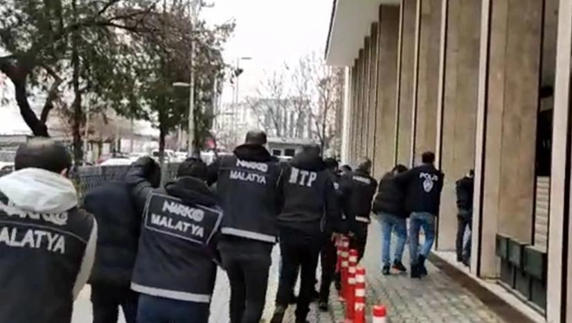 Malatya'da uyuşturucu satışından 16 tutuklama