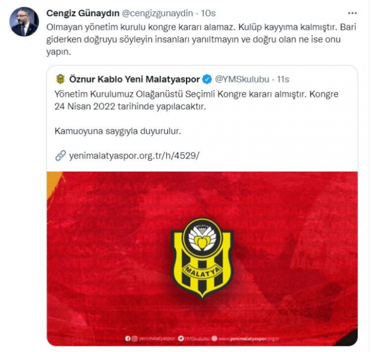 Adil Gevrek'in istifa kararına Cengiz Günaydın'dan sert eleştiri