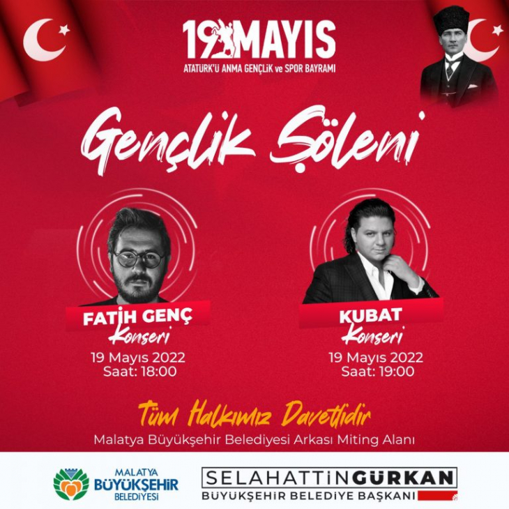 19 Mayıs Malatya'da coşku içerisinde kutlanacak