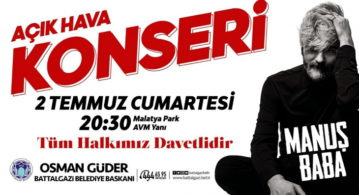 Battalgazi'de Manuş Baba Rüzgarı Esecek