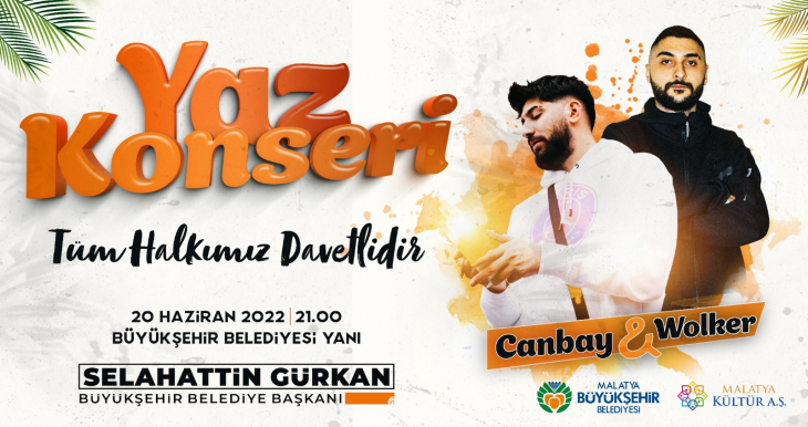 Canbay&Wolker Malatya'da Sahne Alacak