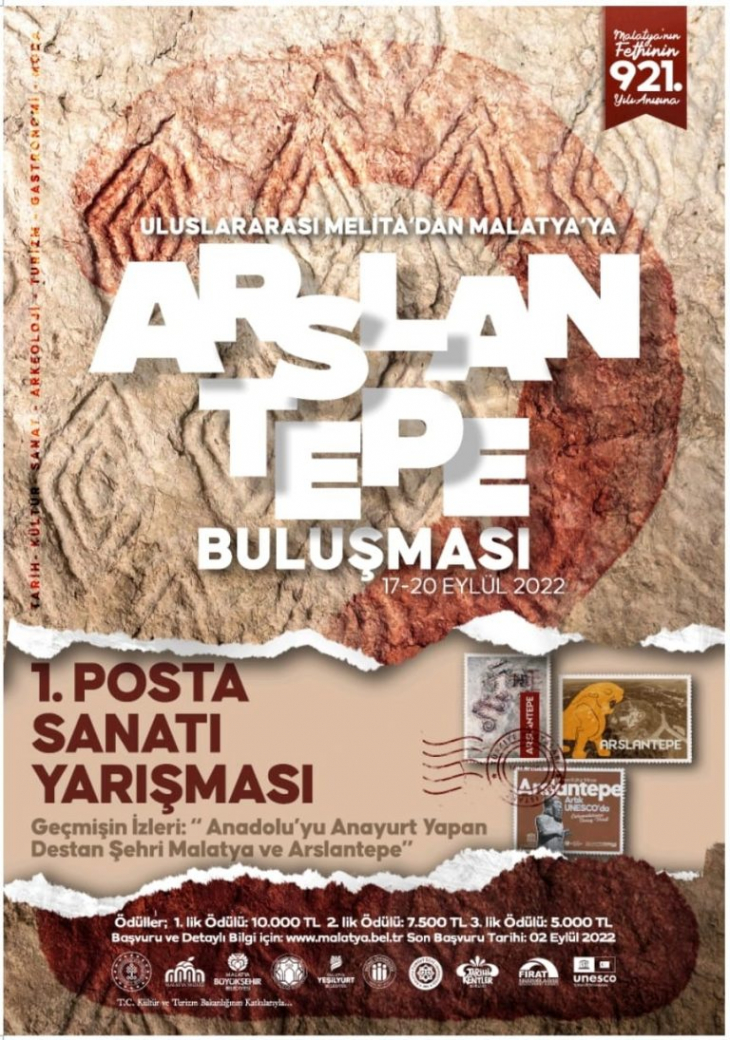 ''Malatya ve Arslantepe'' Konulu Posta Sanatı Yarışması Başvuruları Başladı